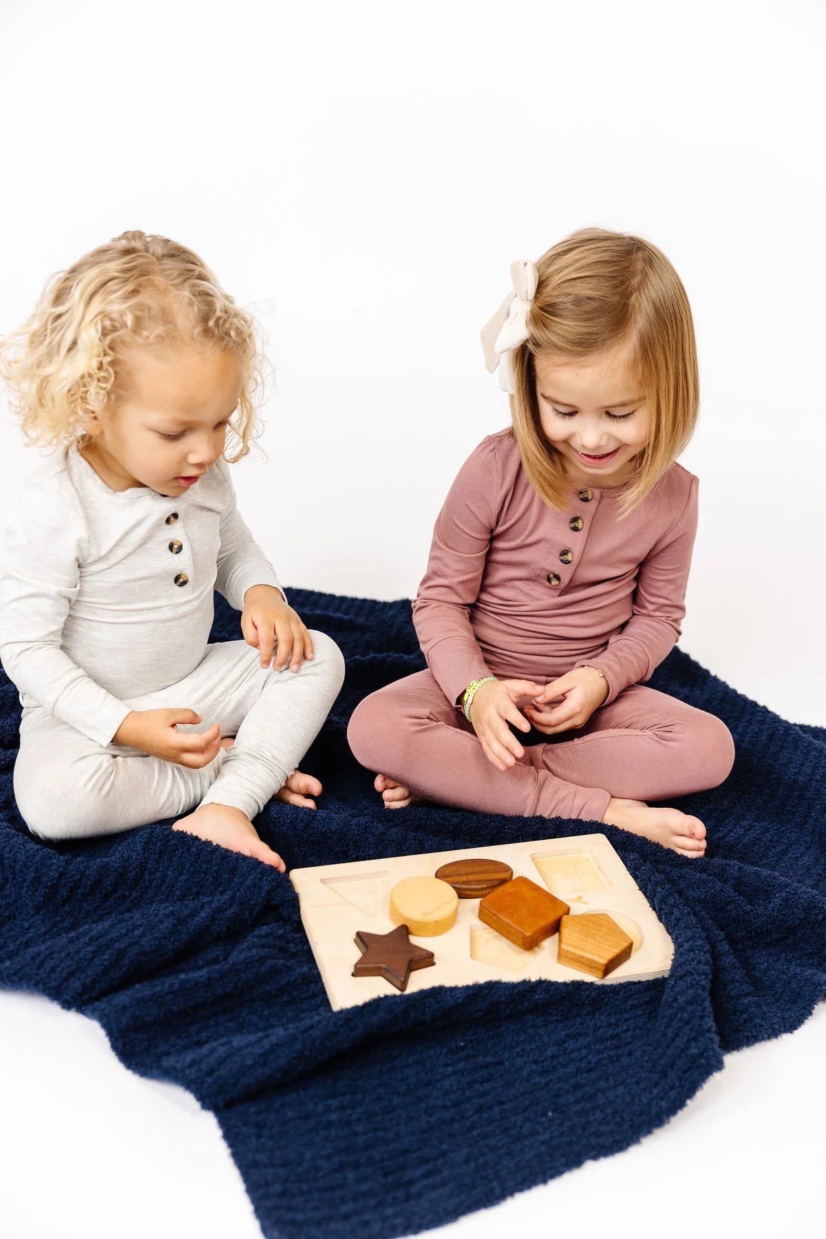 Chenille Blanket | Navy