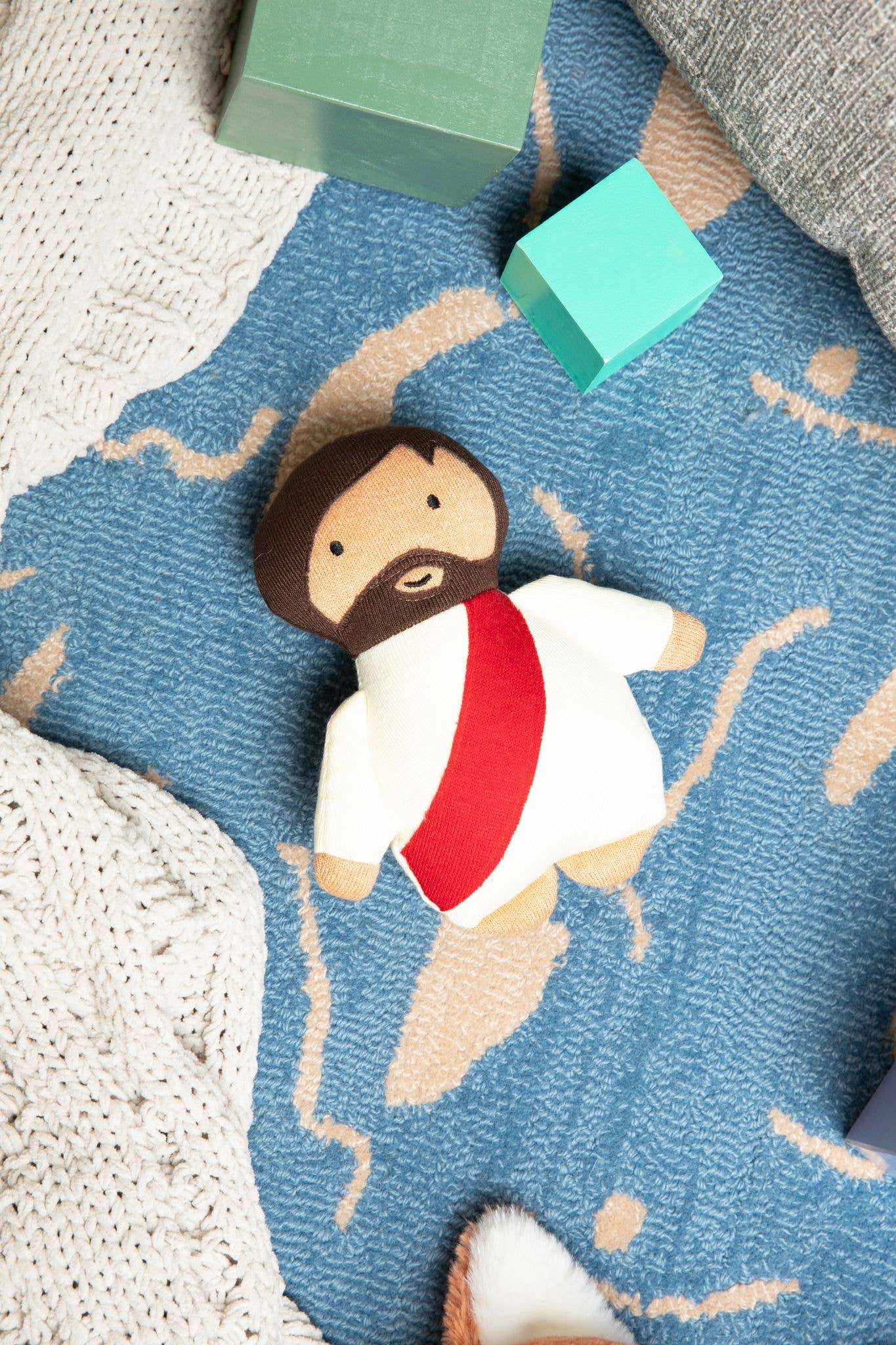 Jesus Plush Rattle Doll