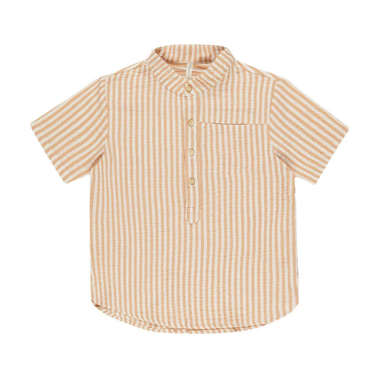 Grapefruit Stripe Mason Shirt & Navy Chino Short