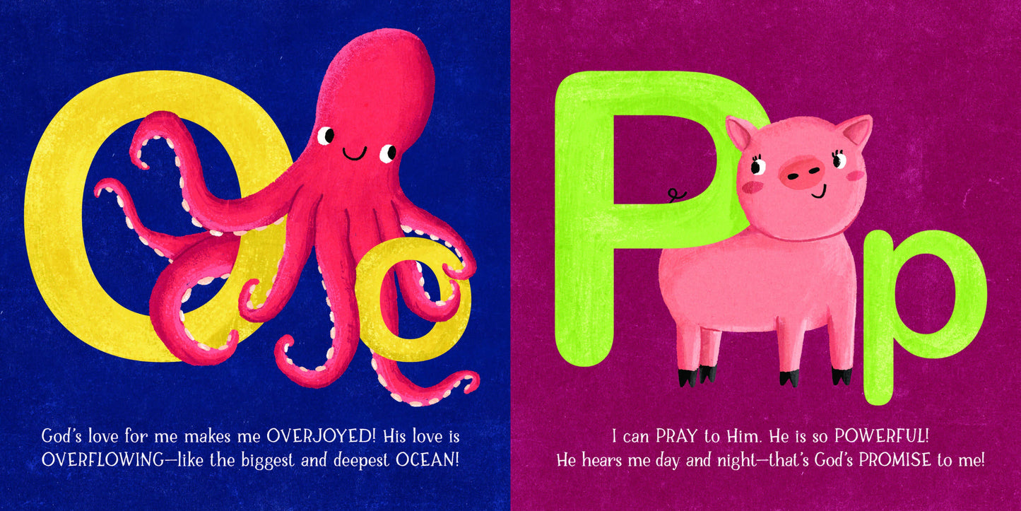 God Loves Me from A to Z | Board Book