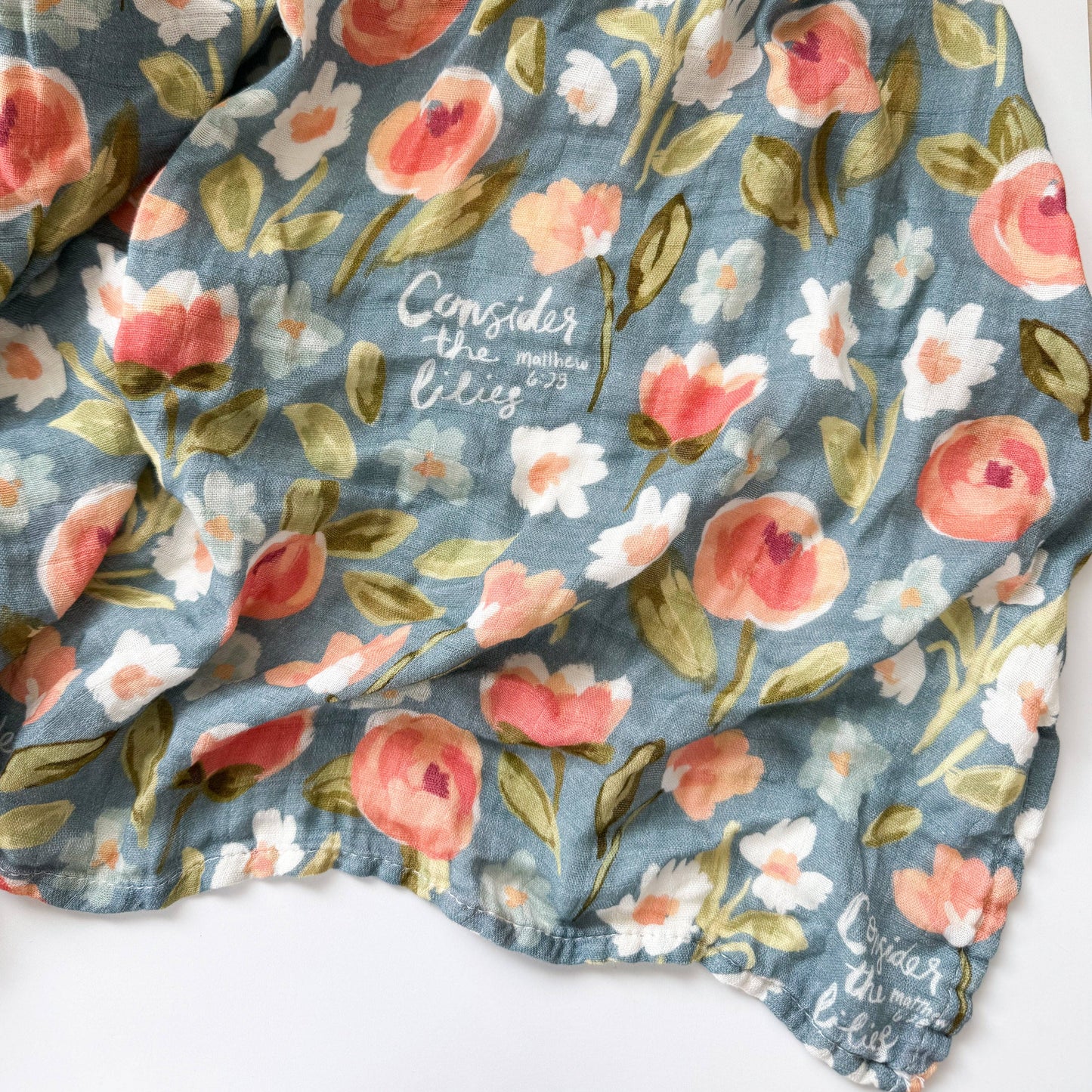 Muslin Baby Swaddle Blanket | Consider the Lilies