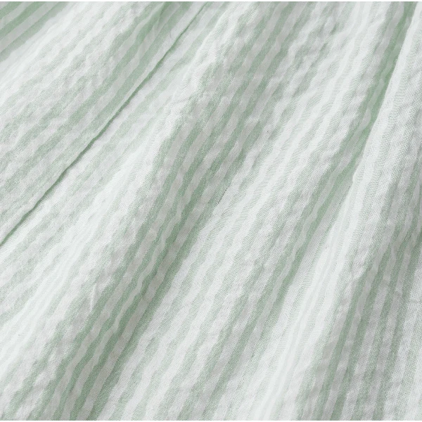 Organic Shirt & Shorts Set | Basil Stripes
