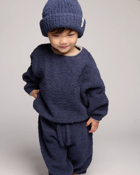Fuzzy Sweater | Navy