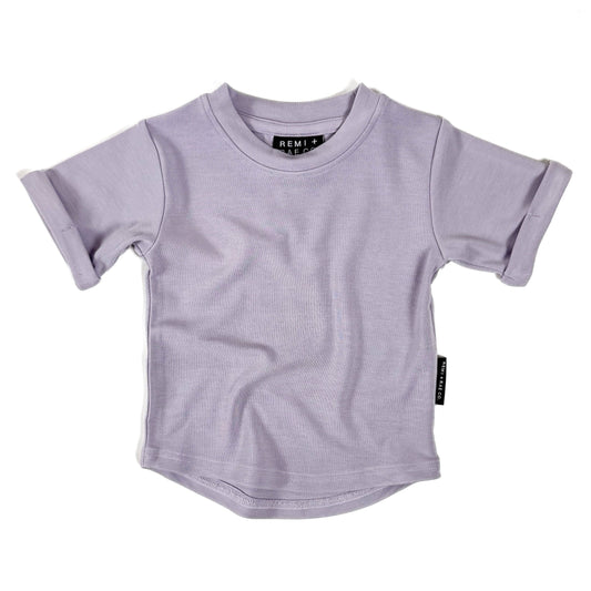 BAMBOO LUXE TEE - LILAC