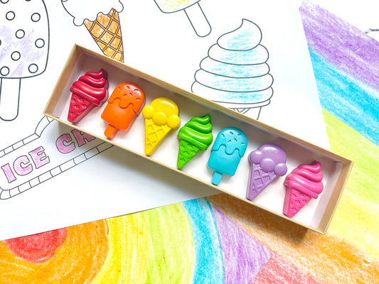 Ice Cream Crayons Gift Box