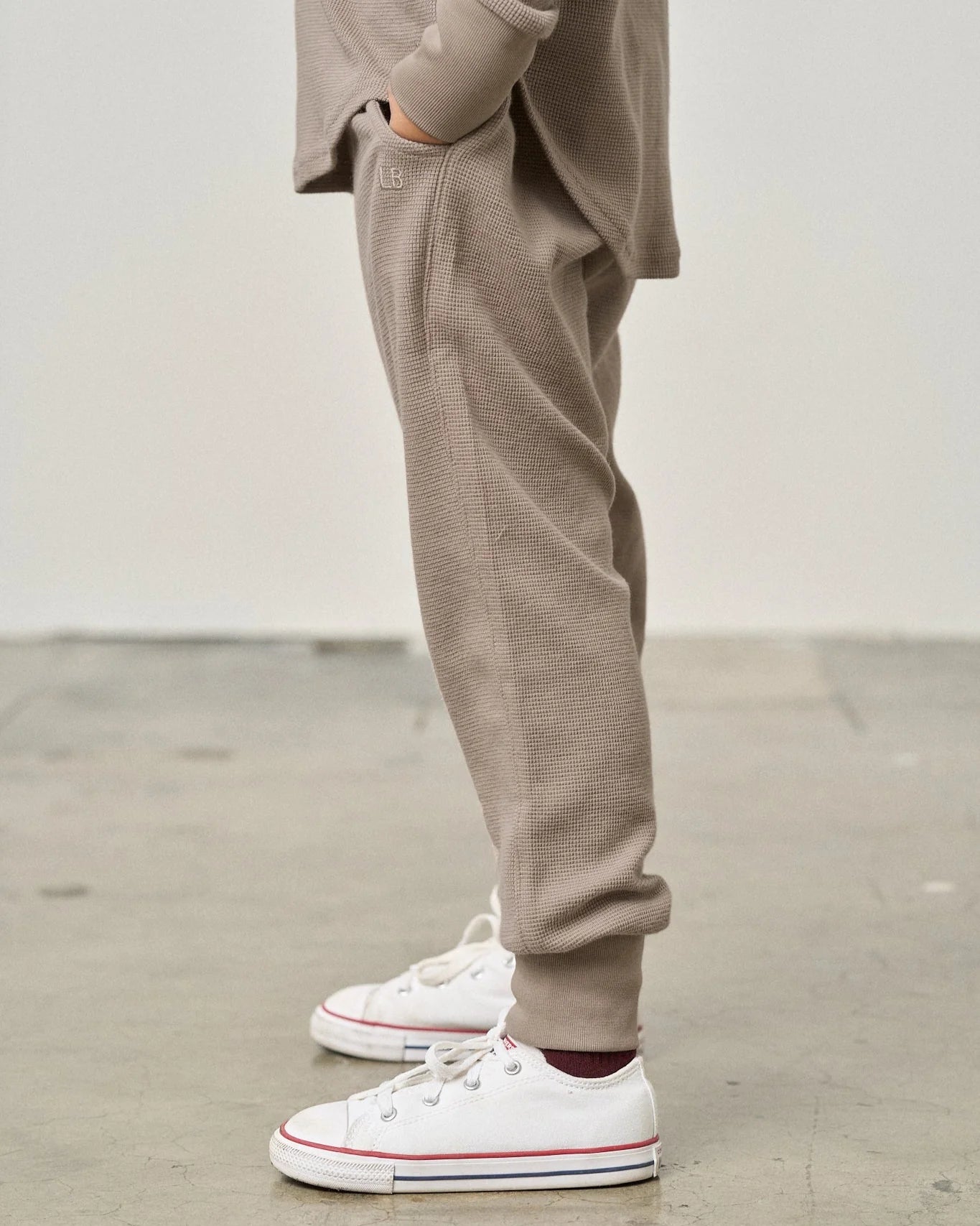 Waffle Joggers | Mushroom