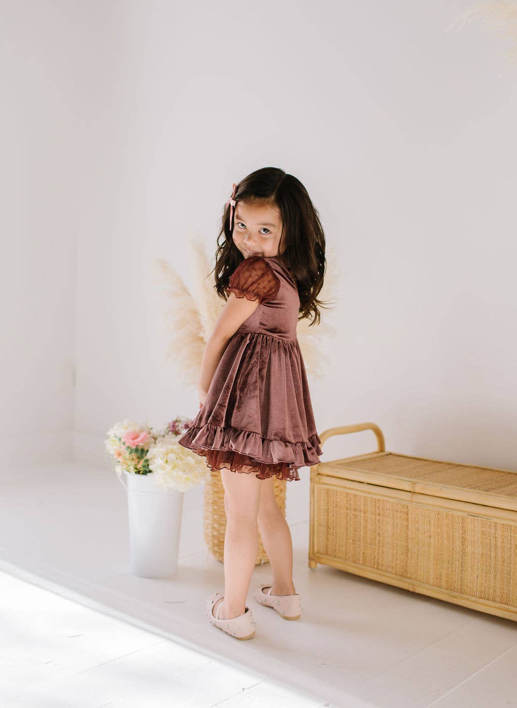 Eleanor Dress in Cocoa Blush