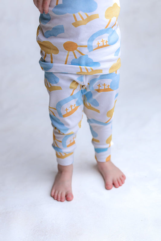 Long Sleeve Pajama Set | Easter Morning