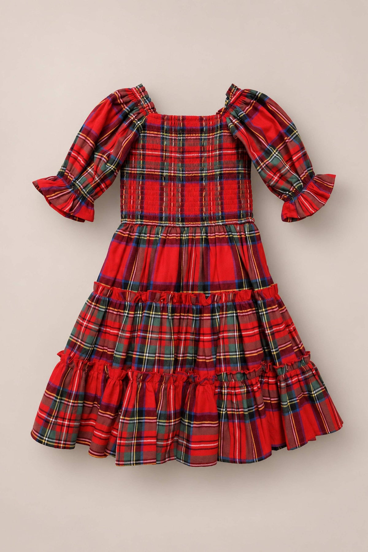 Madeline Dress | Holiday Plaid