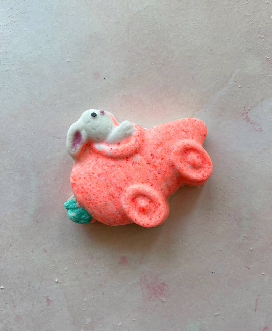 Carrot Car Bath Bomb - with toy inside!