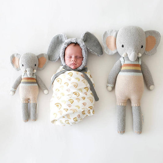 Evan the Elephant | cuddle+kind doll