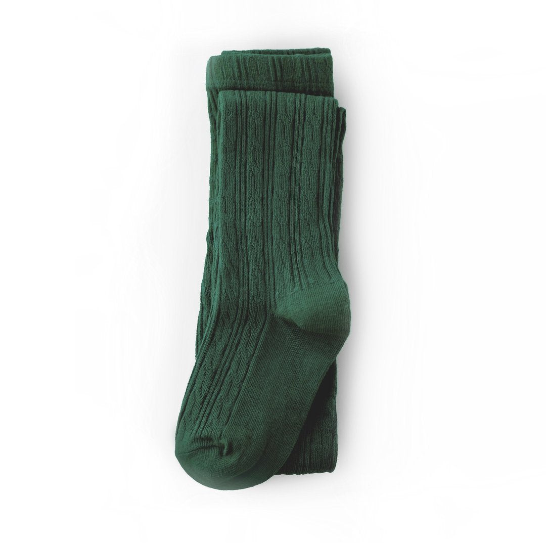 Cable Knit Tights  Forest Green – ROBIN•riley