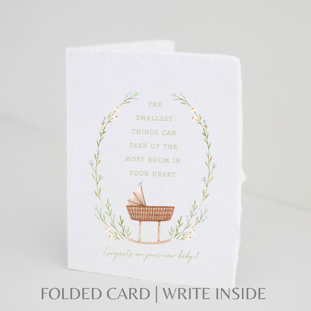 Congrats on your New Baby (Bassinet) | Greeting Card