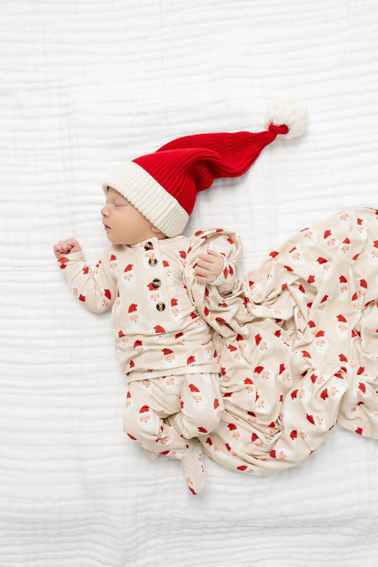 Santa Baby Swaddle Blanket