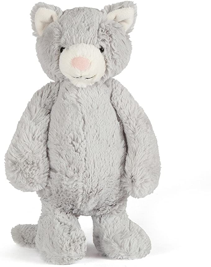 Bashful Grey Kitty | Medium