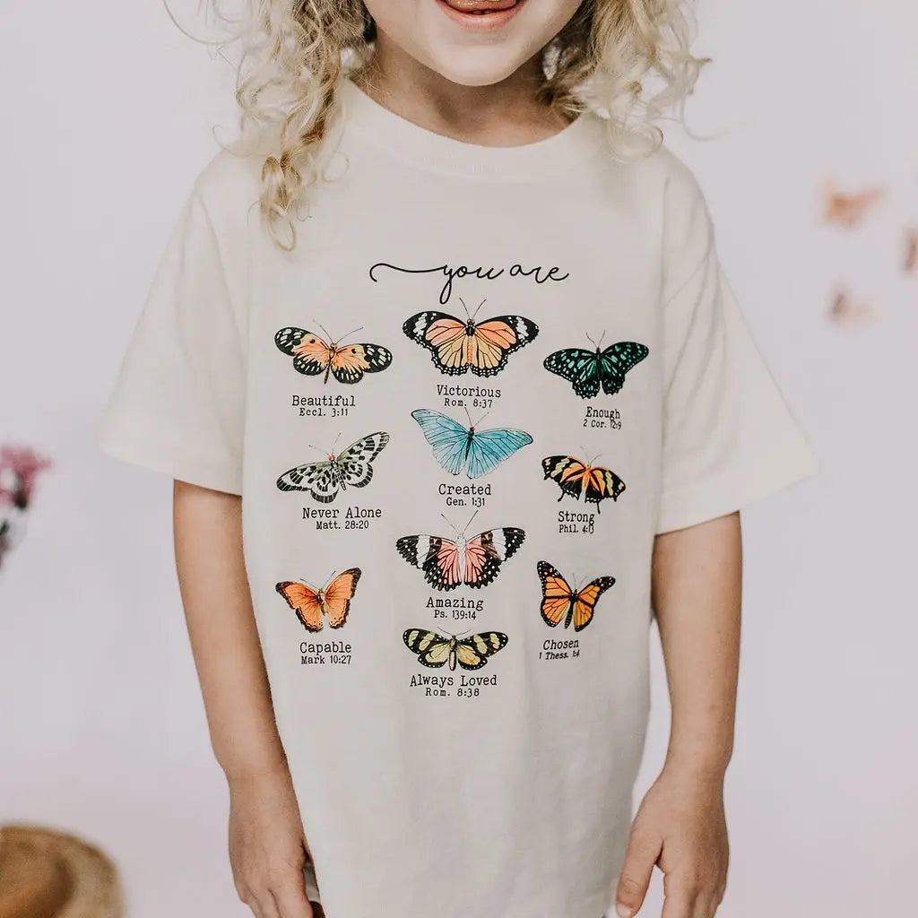 Butterfly Affirmation T-shirt | Cream