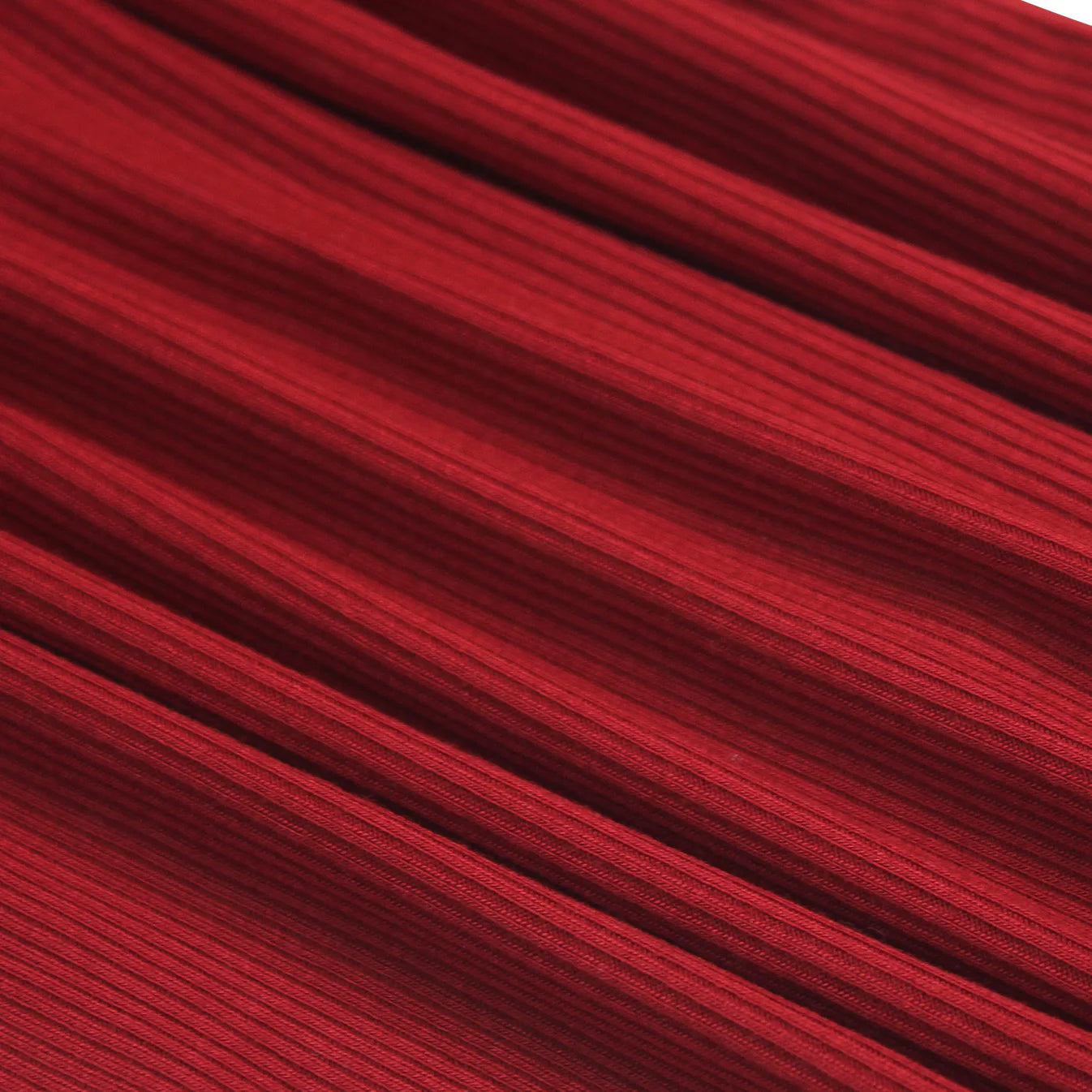 Ribbed Convertible Zip Sleeper | Berry Red