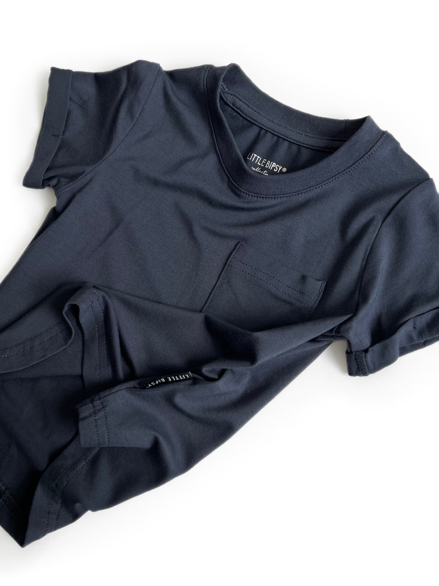 Bamboo Pocket Tee | Navy