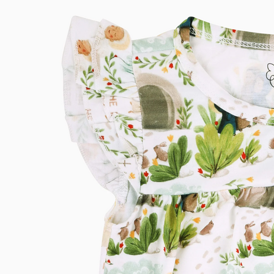 Easter PJ Girls Nightgown | He Is Risen