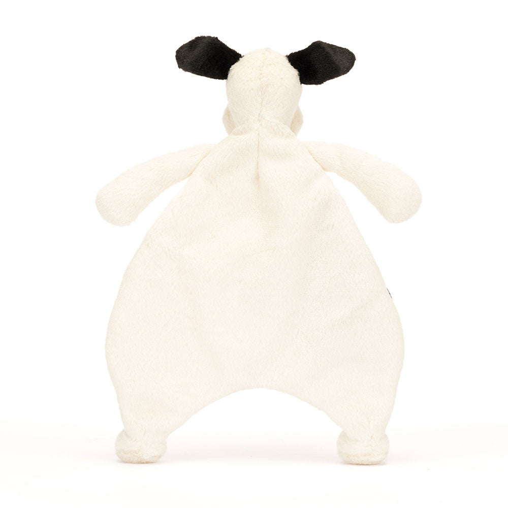 Bashful Cream & Black Puppy Comforter