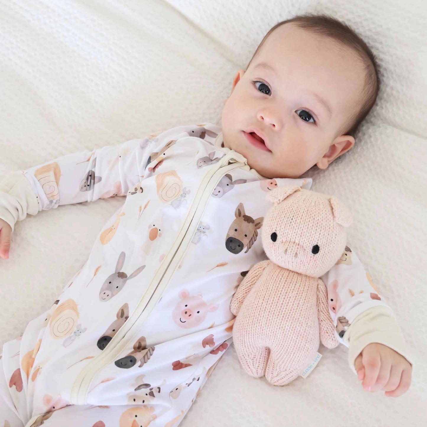 Bamboo Sleeper w/ Fold-Over Feet | Barnyard Buddies
