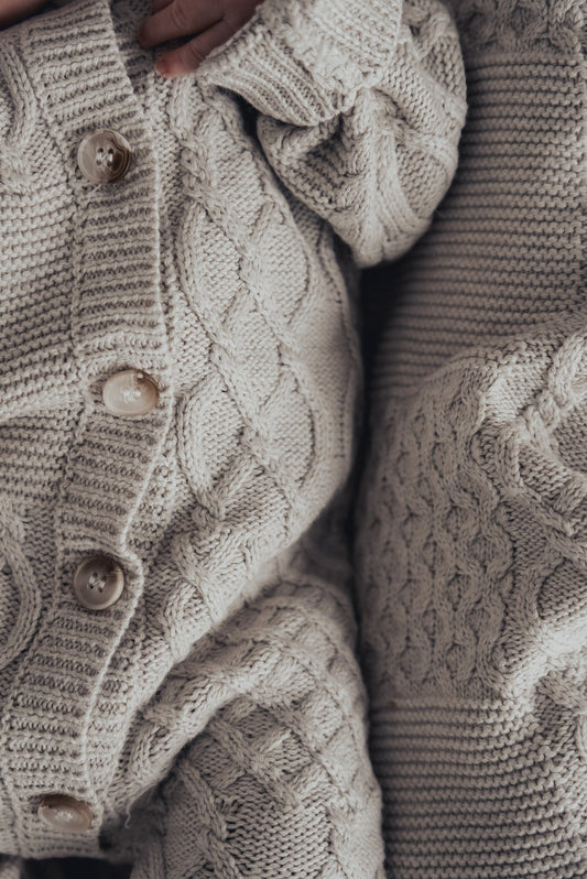 Luna + Luca Cable Knit Jumpsuit