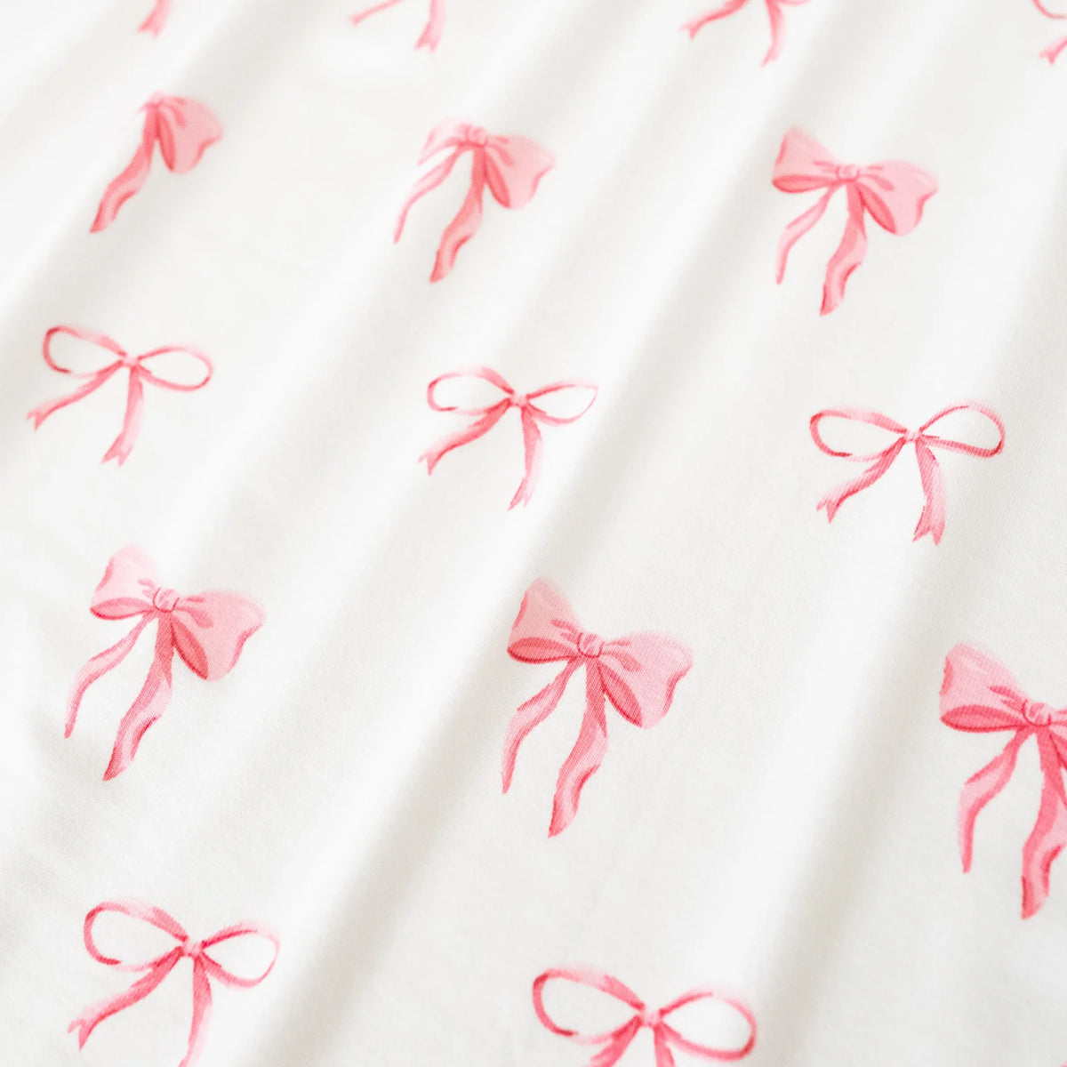 Bamboo Ribbed Zippered Footie | Bow