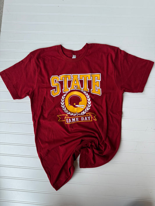 STATE Game Day ADULT Shirt | Garnet