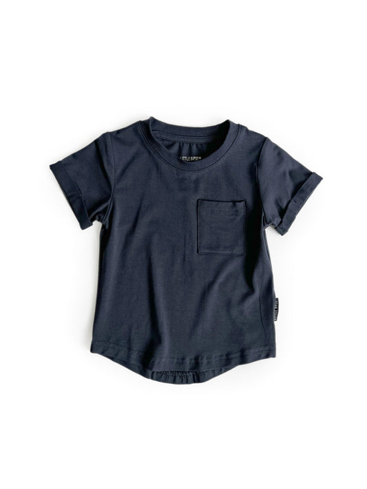 Bamboo Pocket Tee | Navy