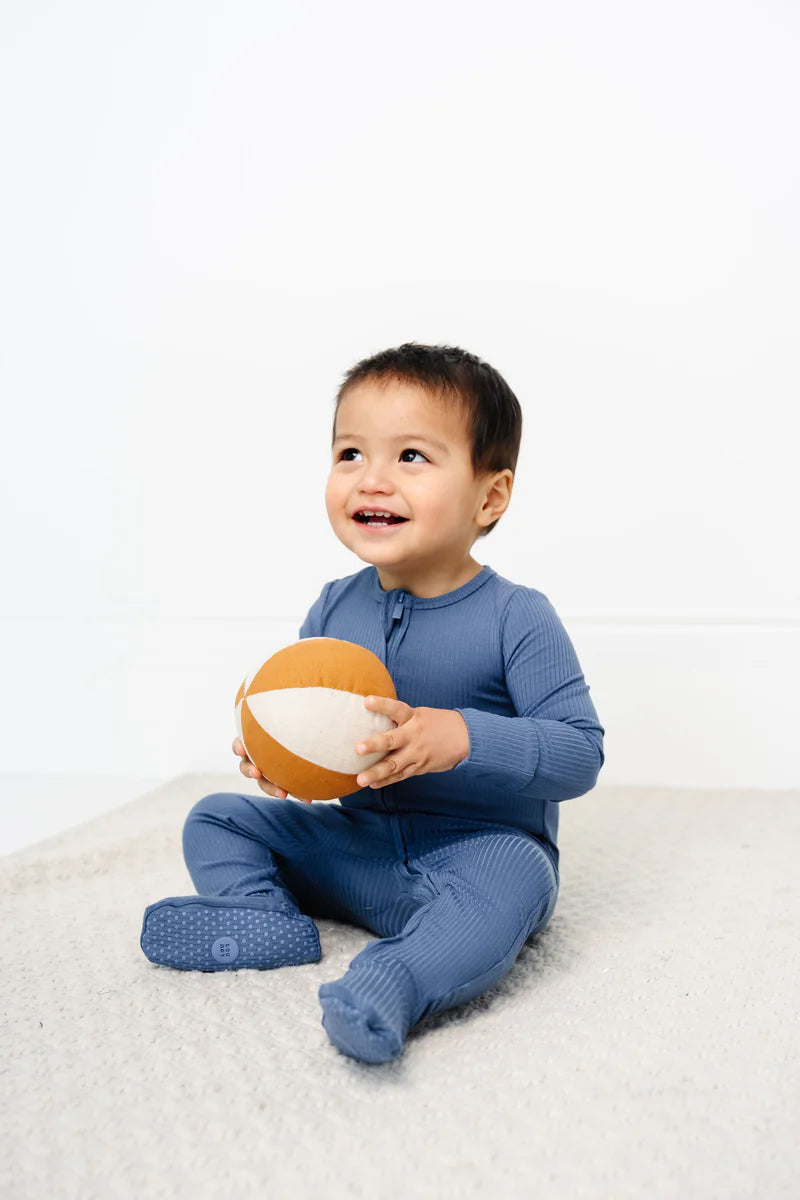 Harrison (Ribbed) Zipper Footie
