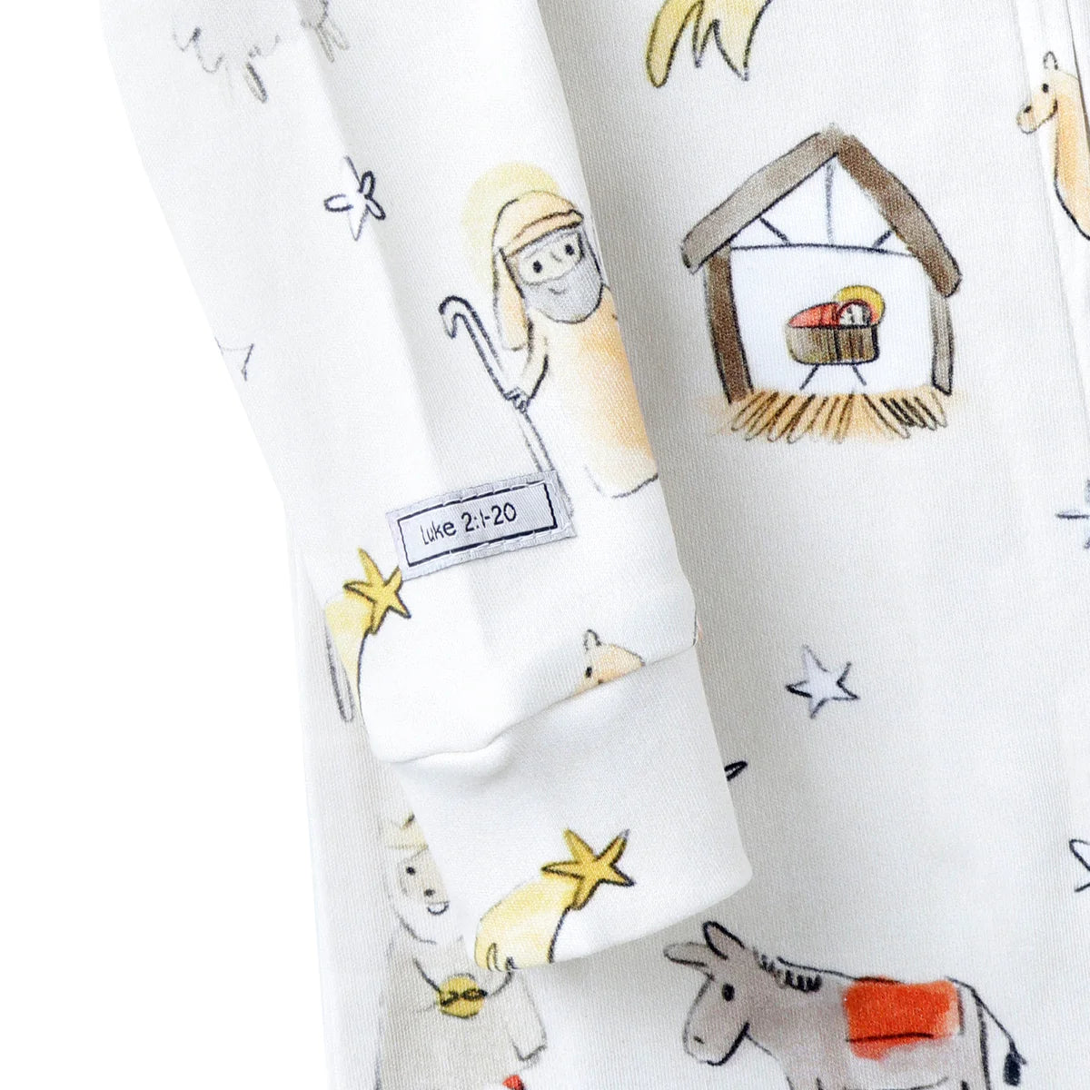 Christmas Footed Sleeper | Away in a Manger