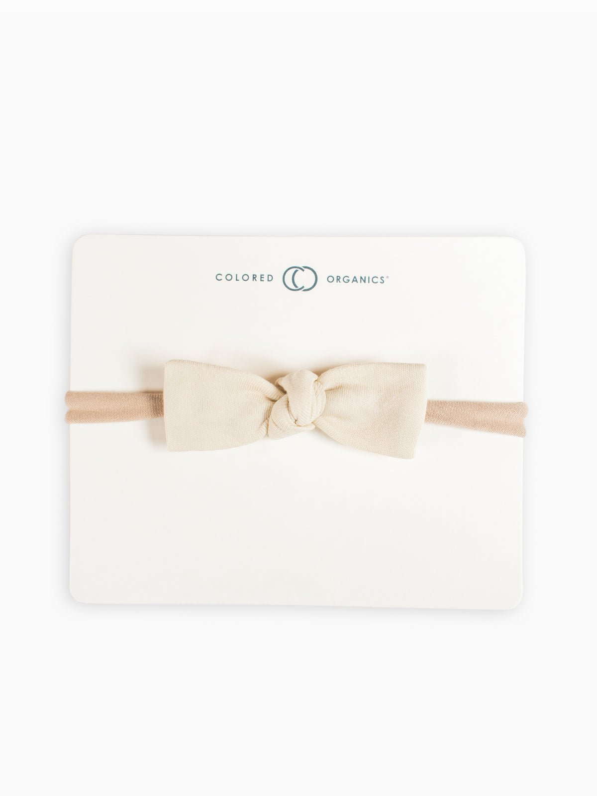 Organic Baby Dainty Bow Headband | Natural