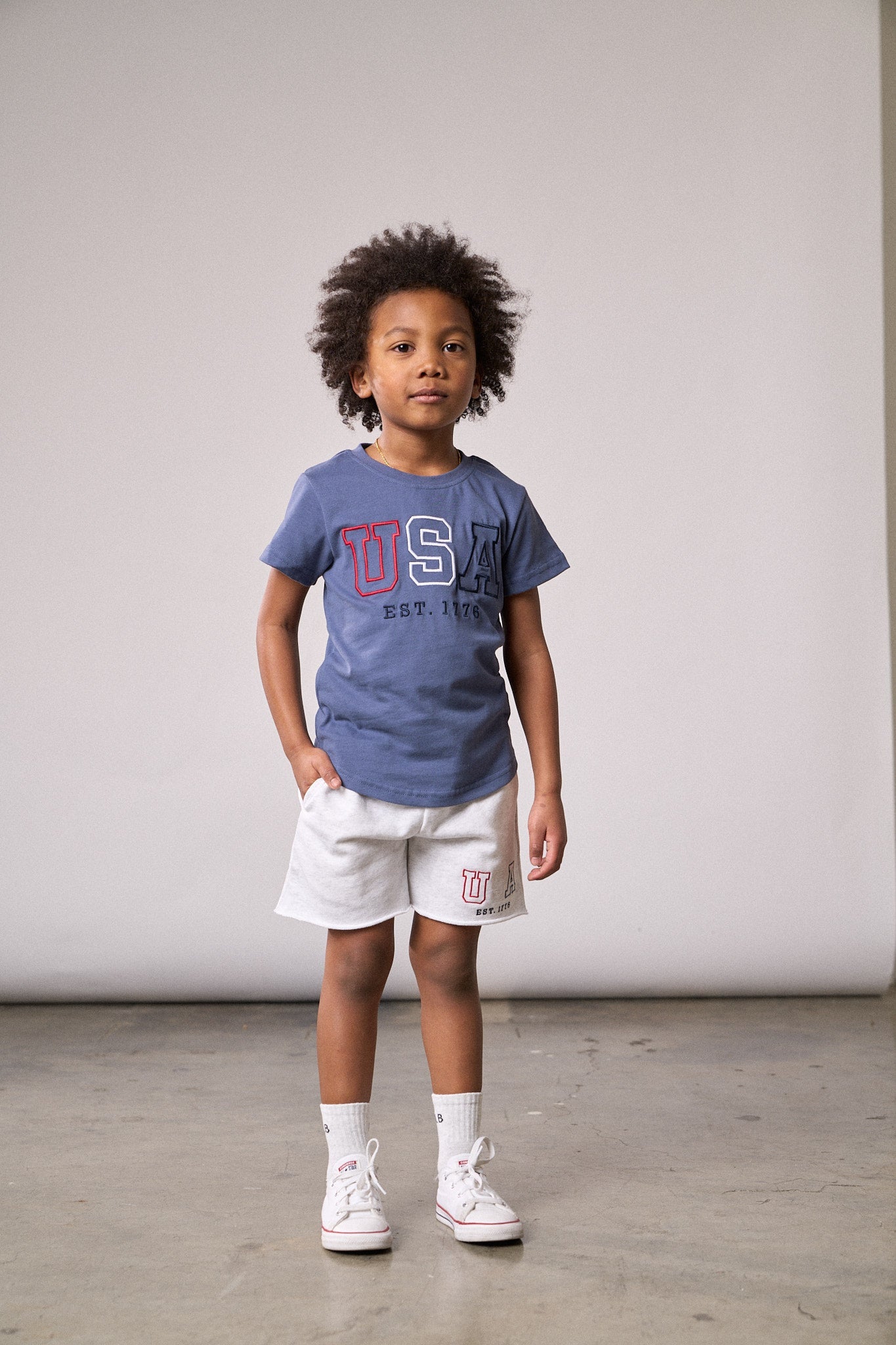 USA Tee | Navy