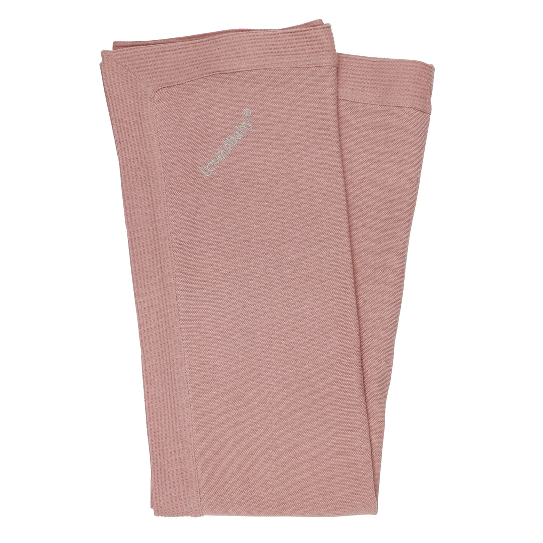 Organic Pique Blanket | Mauve