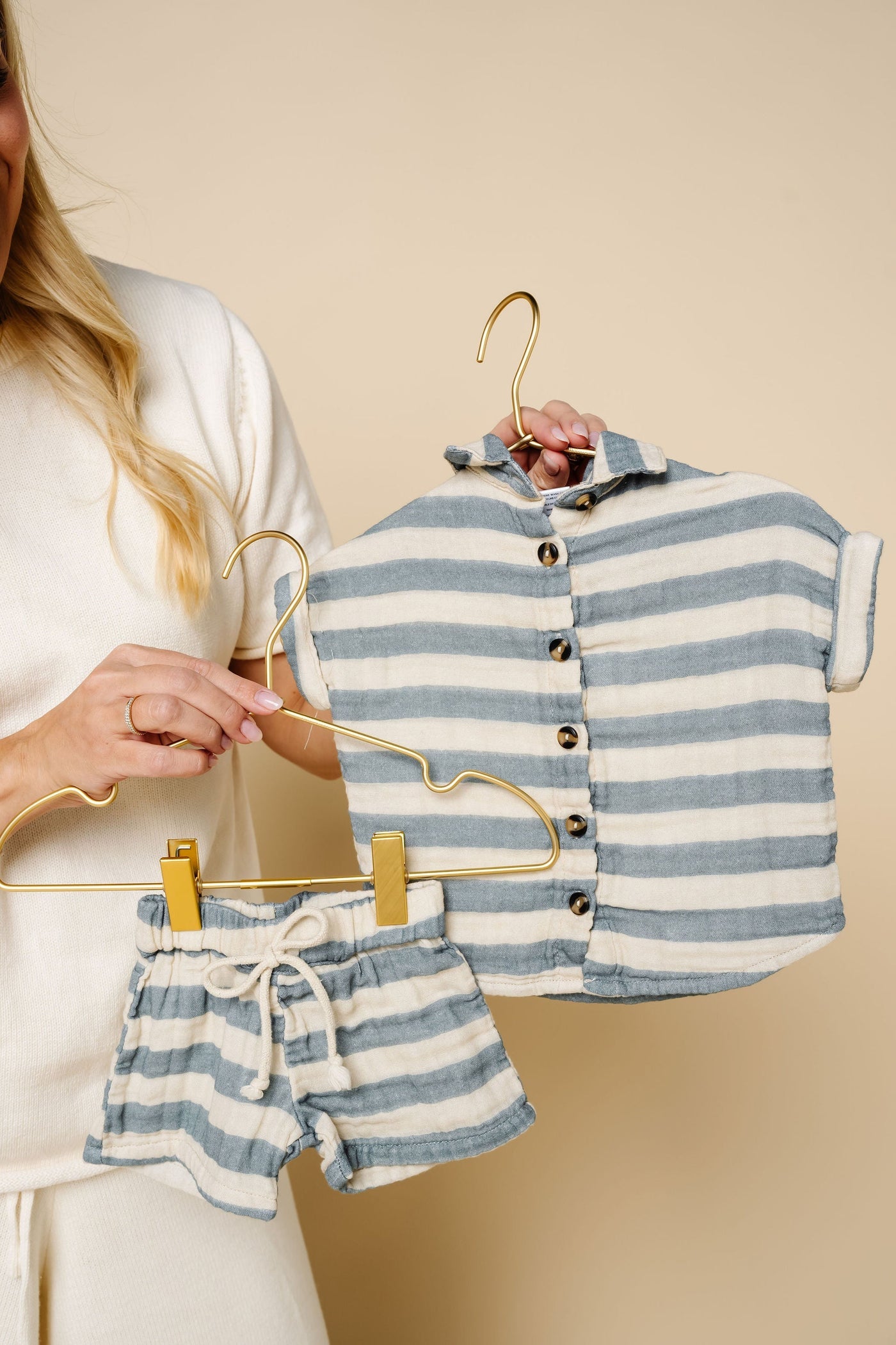 Cloud Muslin Button Up Shirt | Lincoln