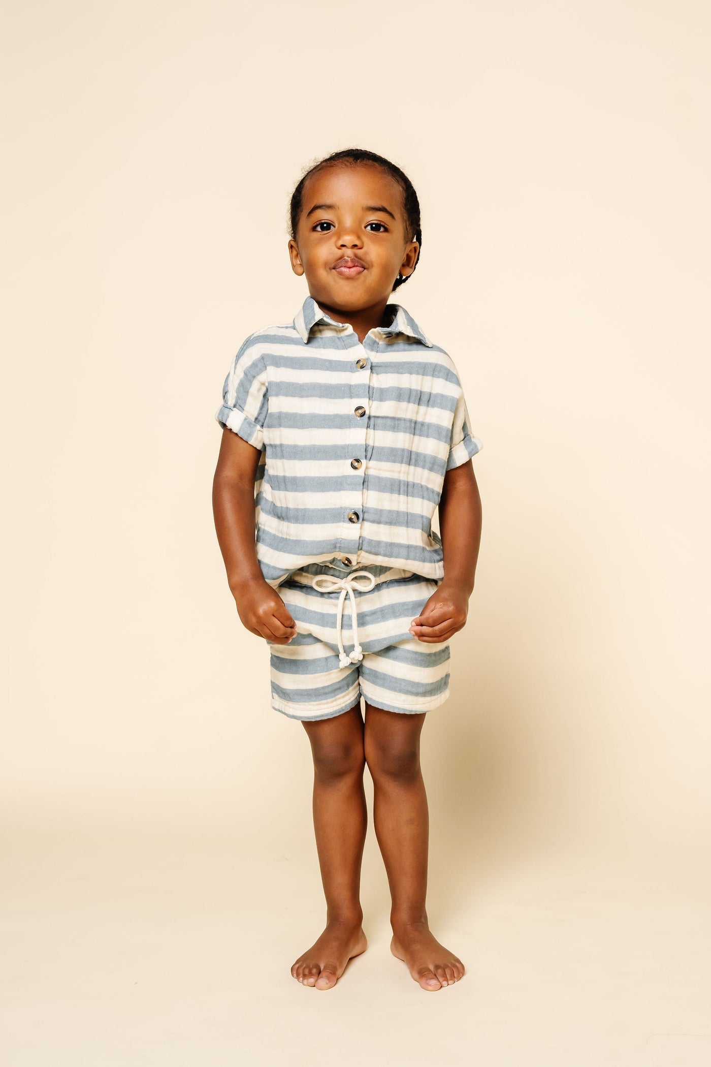 Cloud Muslin Button Up Shirt | Lincoln