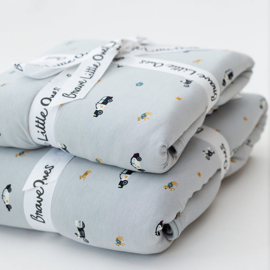 Police Bamboo Plush Blanket