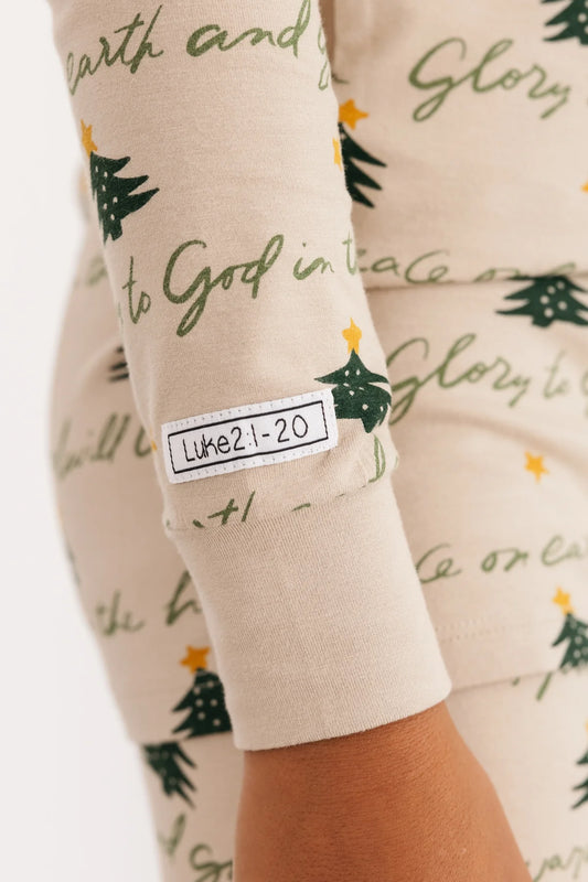 Bamboo Long Sleeve Pajama Set | Glory to God