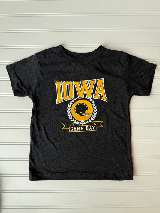 Iowa Game Day T-Shirt | Charcoal Black Triblend