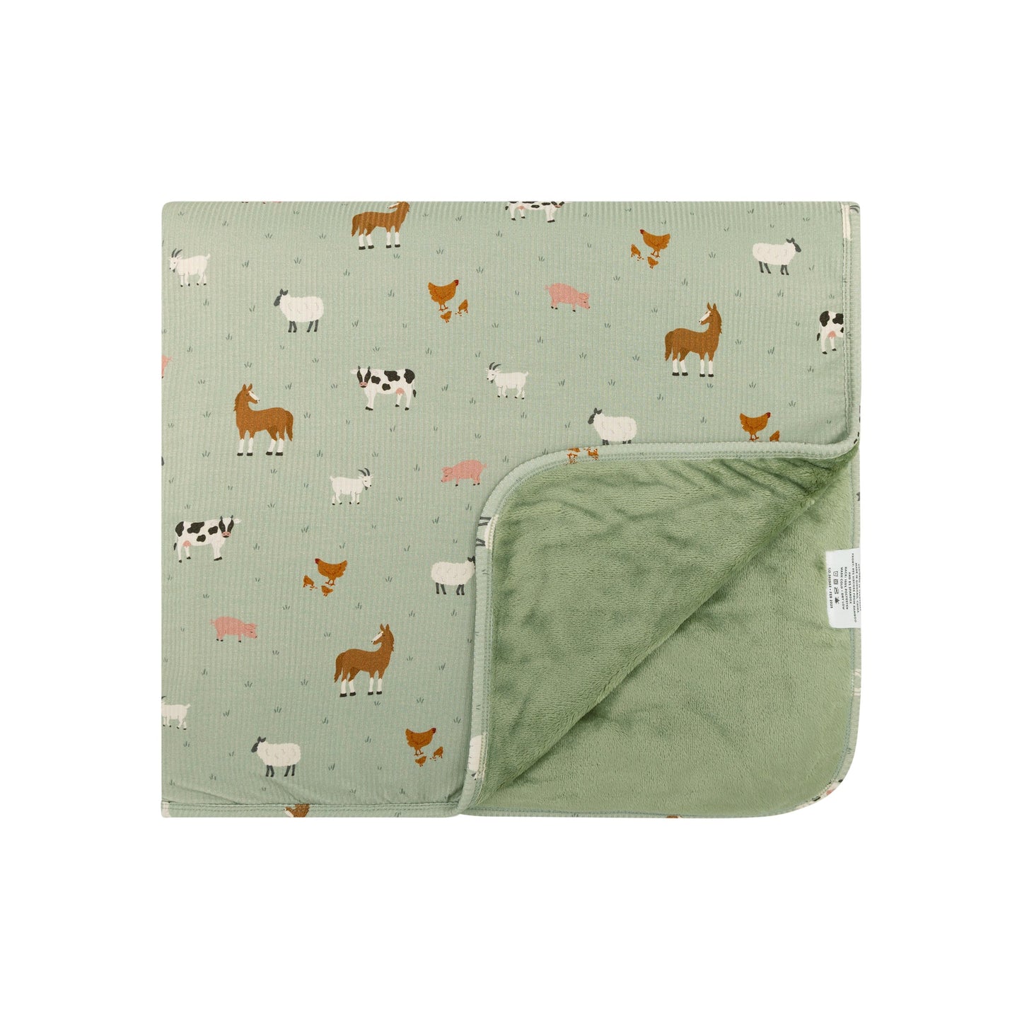 PRE-ORDER Farm Animals | Bamboo Plush Blanket