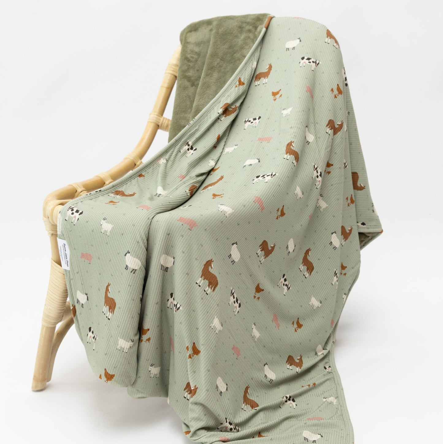 PRE-ORDER Farm Animals | Bamboo Plush Blanket