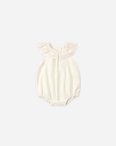 Myla Romper || Ivory