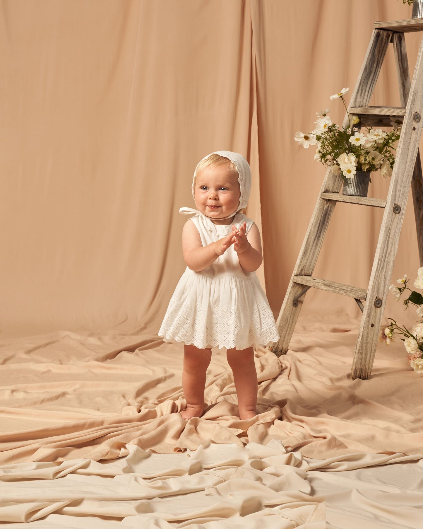 Georgia Romper | White
