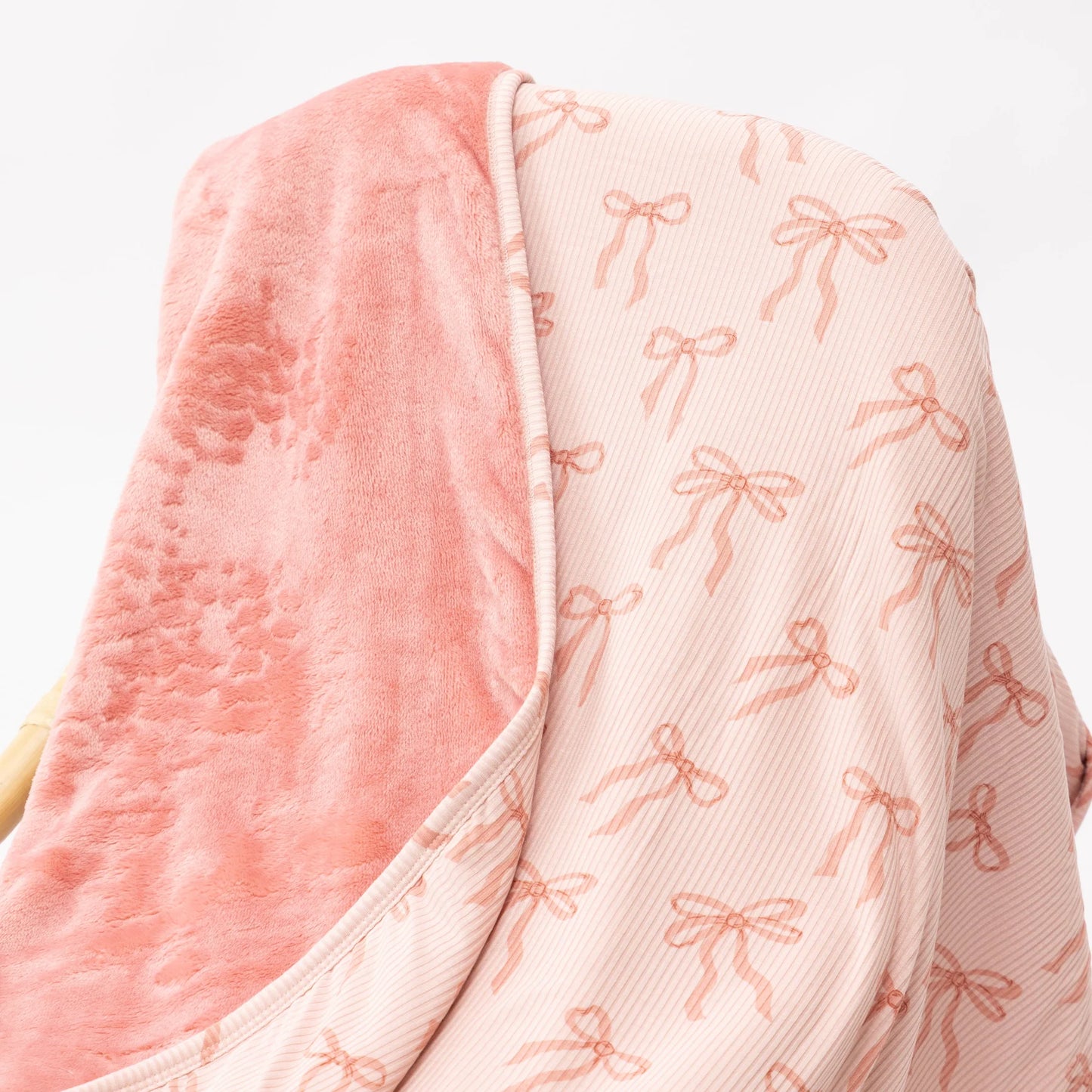 Coquette Bows Bamboo + Plush Blanket