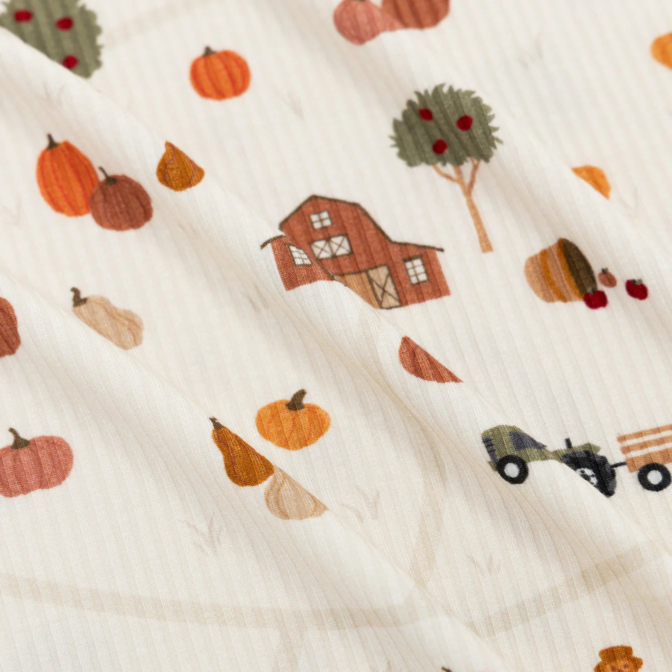 Bamboo Pajama Set | Pumpkin Patch (Ribbed)