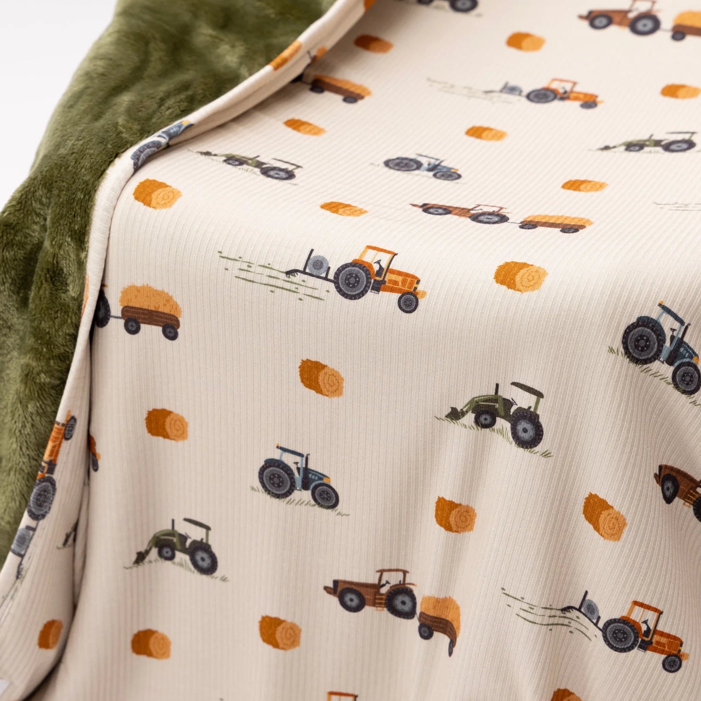 Tractors | Bamboo Plush Blanket