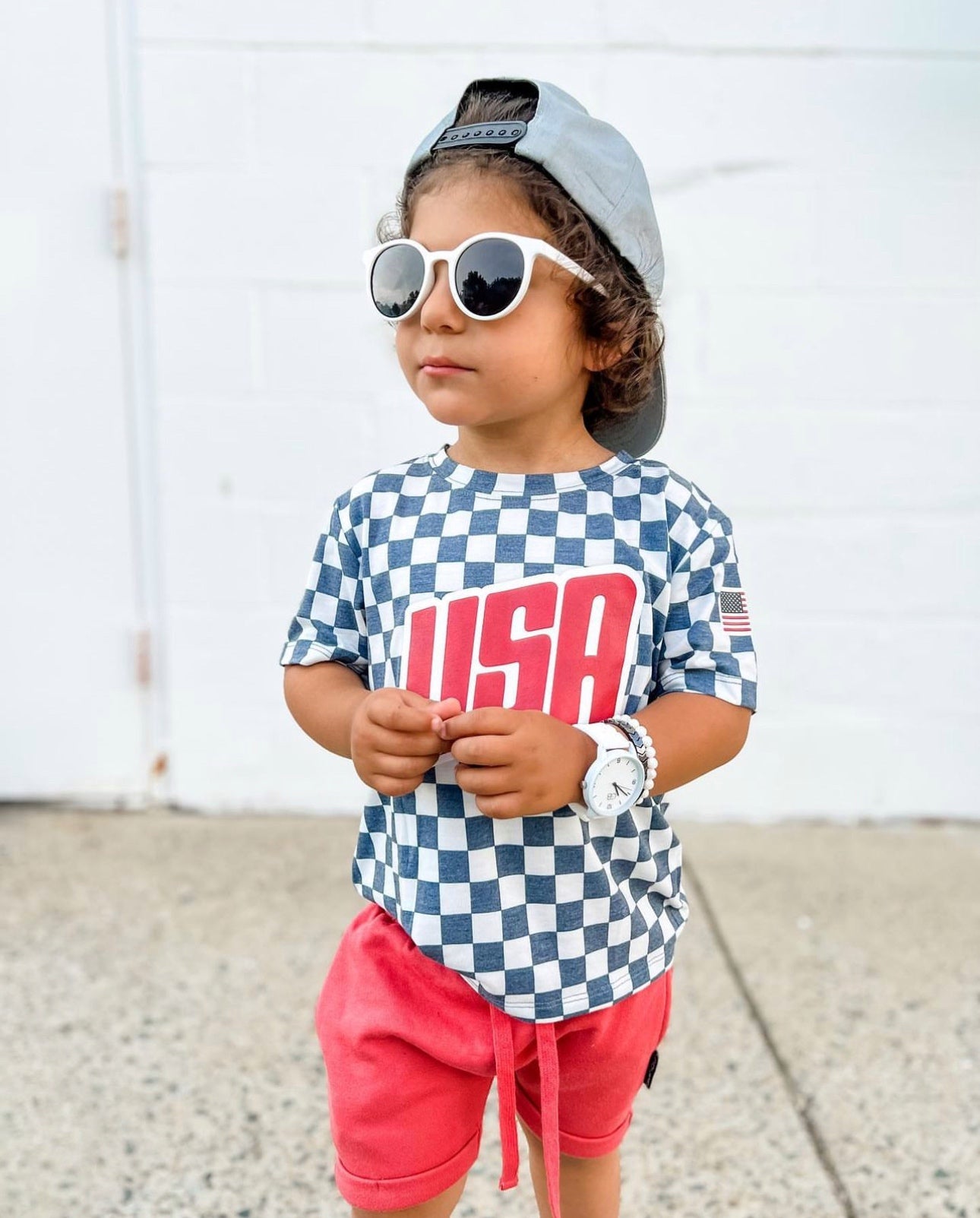 USA Checkered Bamboo Shirt