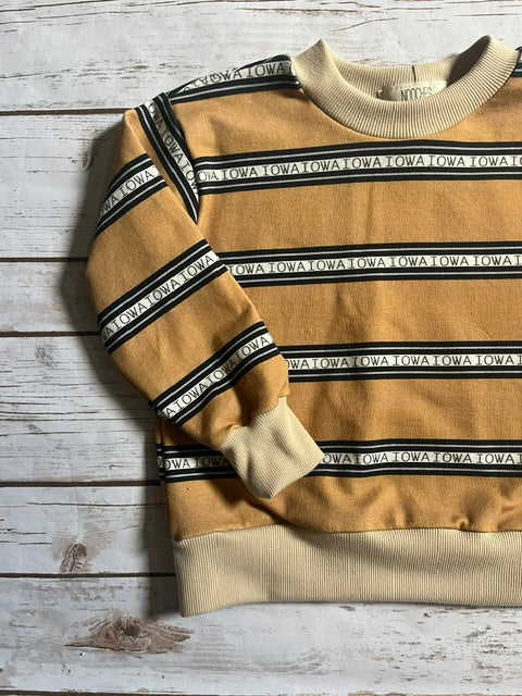 Vintage Stripe Pullover || Iowa