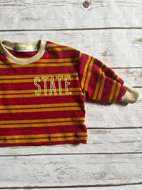 Boxy Long Sleeve || State Red