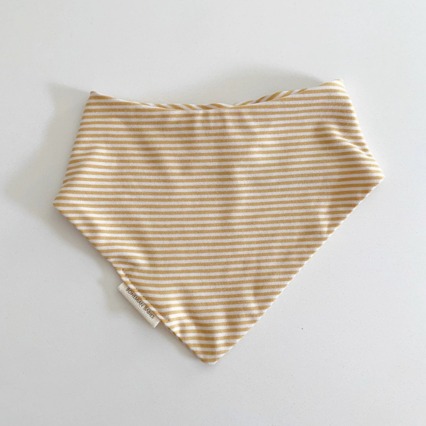 Bamboo Bandana Bib | Golden Stripe